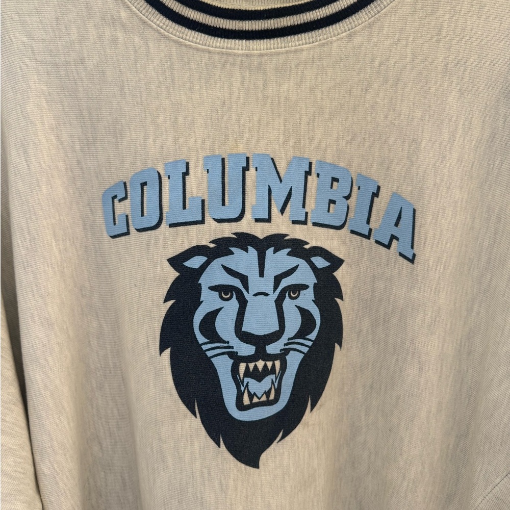 Columbia University Grey Champion reverse wave sweatshirt (large)